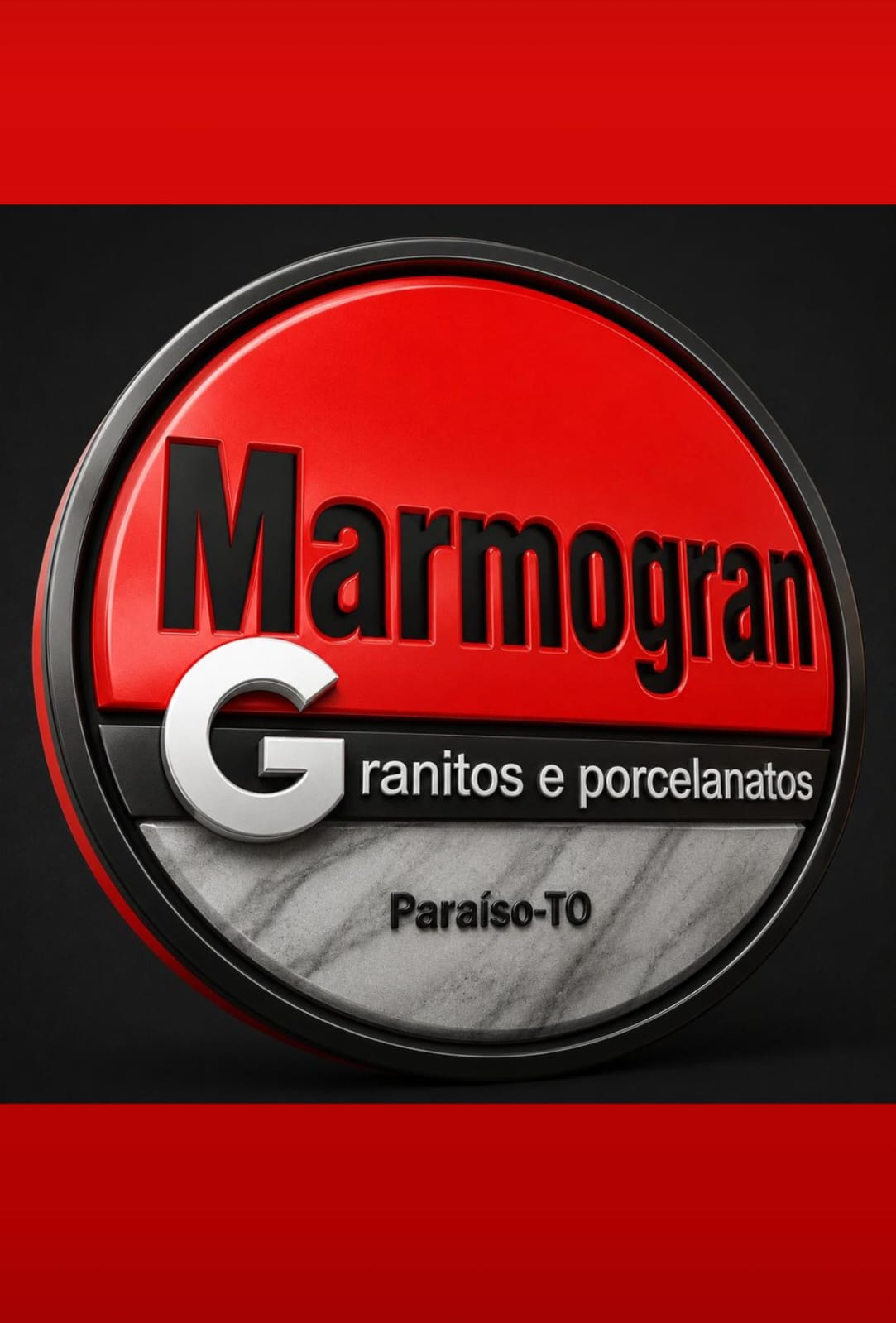 Logotipo da Marmogran Granitos e Porcelanatos
